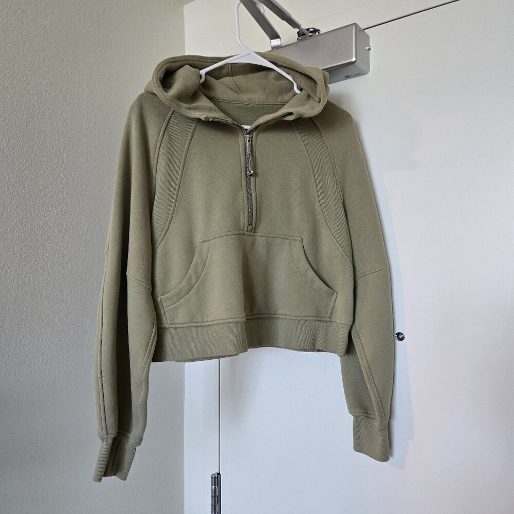 LULULEMON  SCUBA OVERSIZED 1/2 ZIP PULLOVER SWEATSHIRT  SIZE S/M